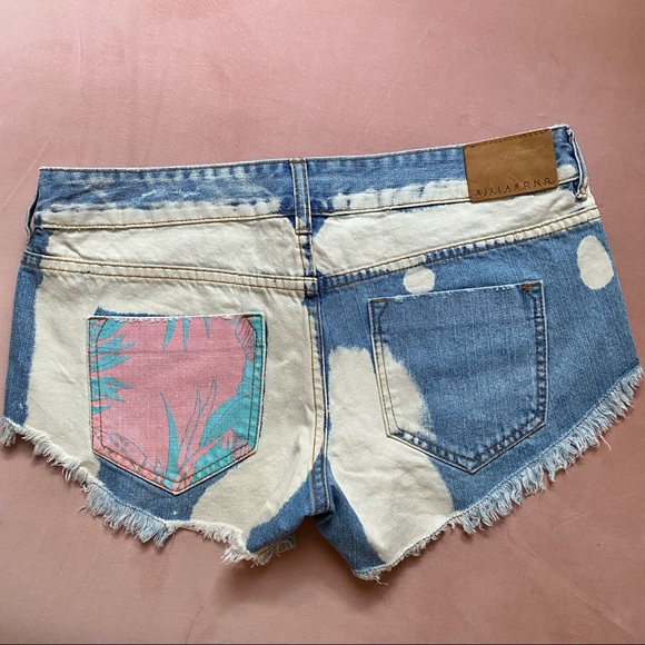Billabong Laneway Jean Bleached Shorts NWT - Picture 2 of 4